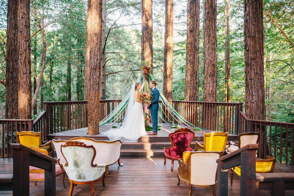 Amphitheater of the Redwoods at Pema Osel Ling